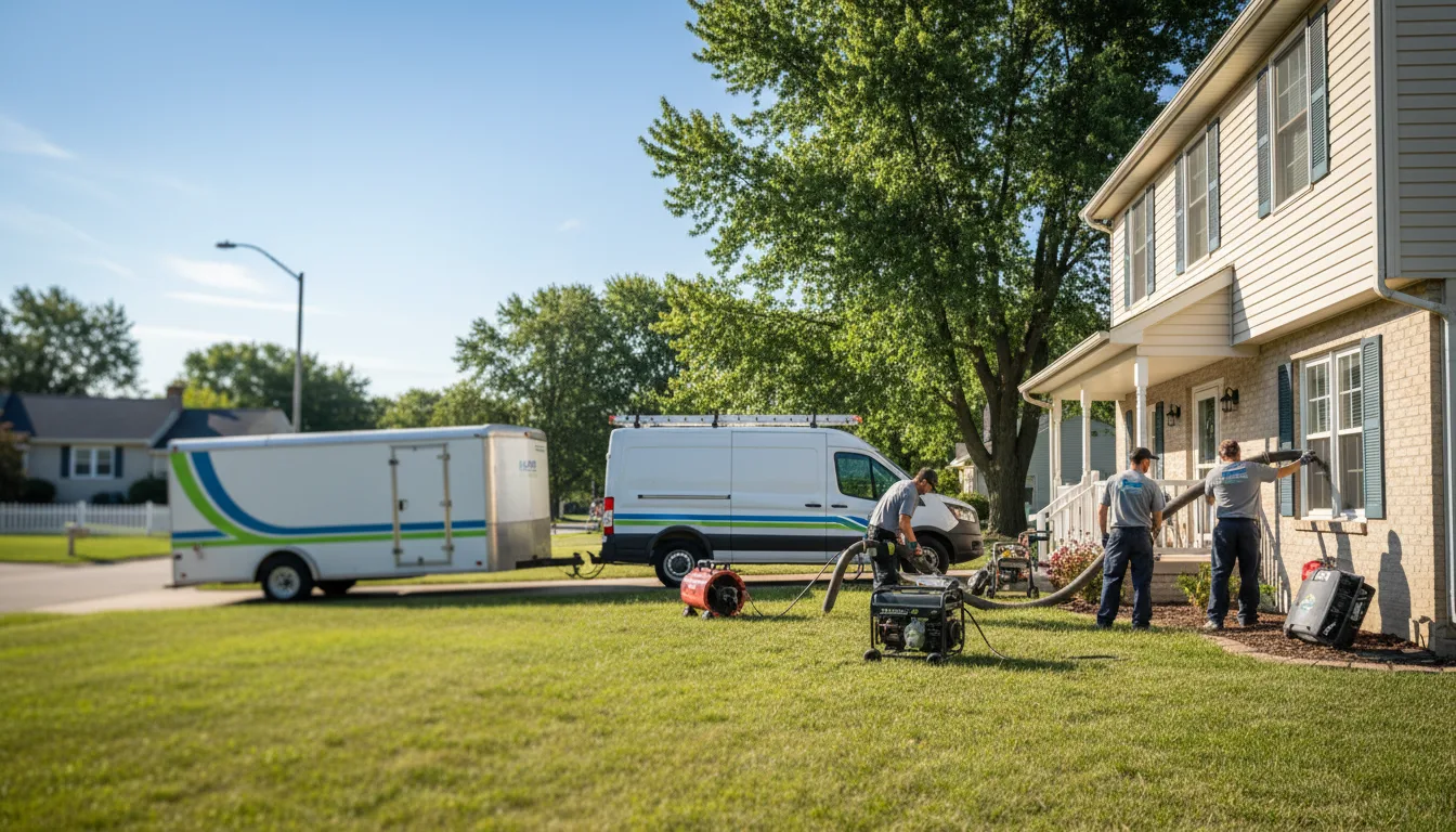 Flooded Basement Restoration And Cleanup With Repair in Randalia, IA near me